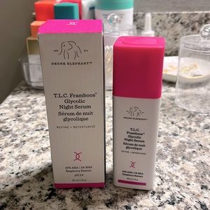 Drunk Elephant T.L.C Framboos Glycoli Night Serum (New/Unopened)